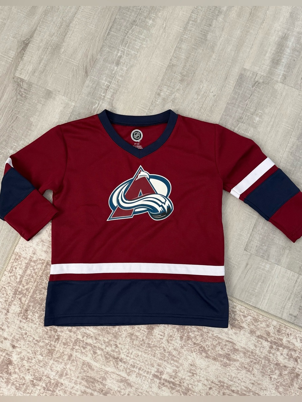 Colorado Avalanche Toddler Hockey Jersey (No Name) Toddler 4t.